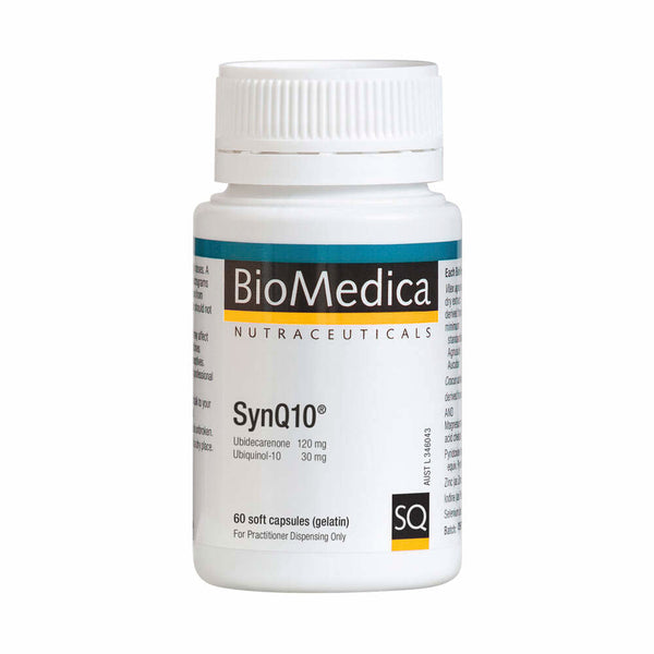 SynQ10 - 60 Capsules - BioMedica | Amrita Nutrition