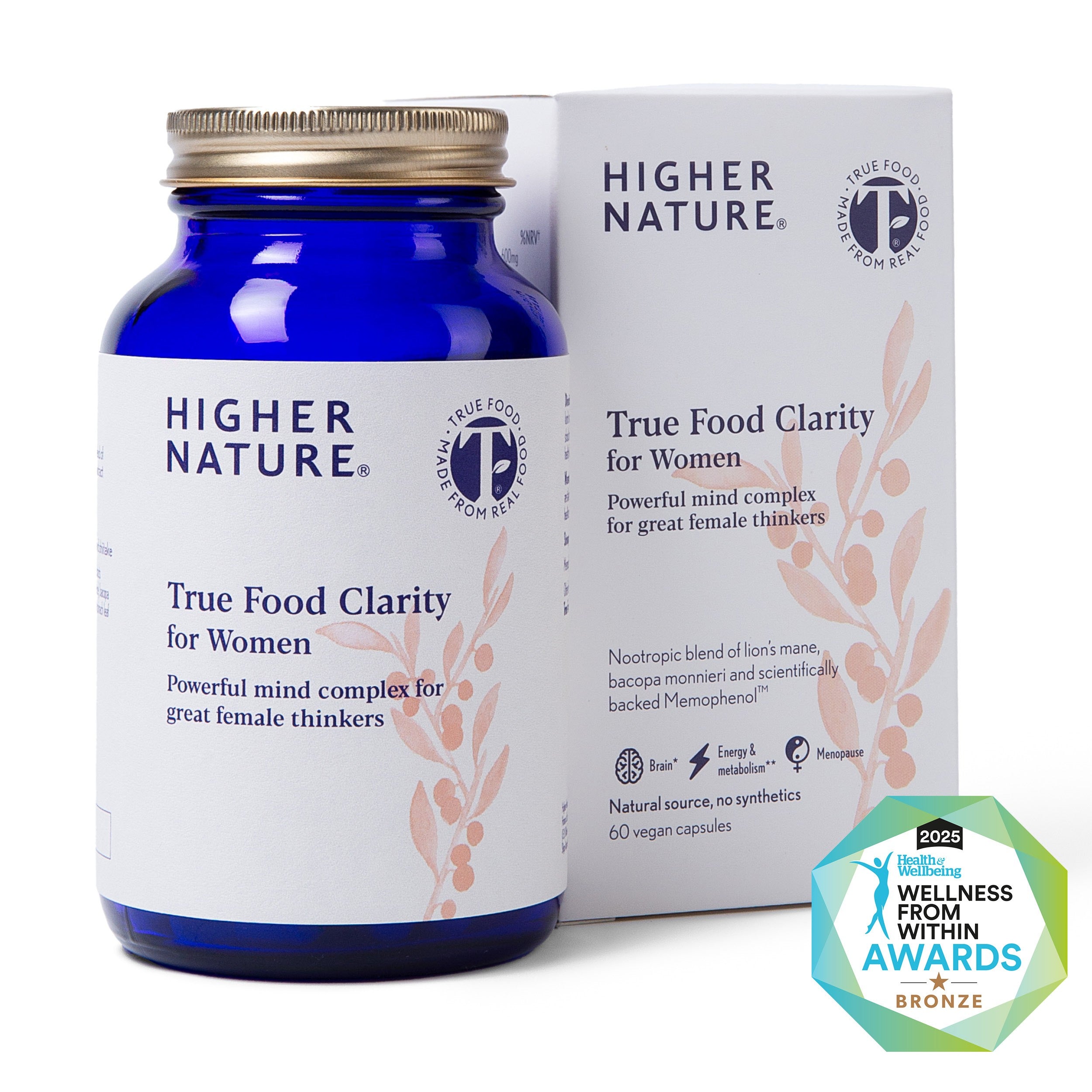True Food Clarity for Women - 60 Capsules | Higher Nature