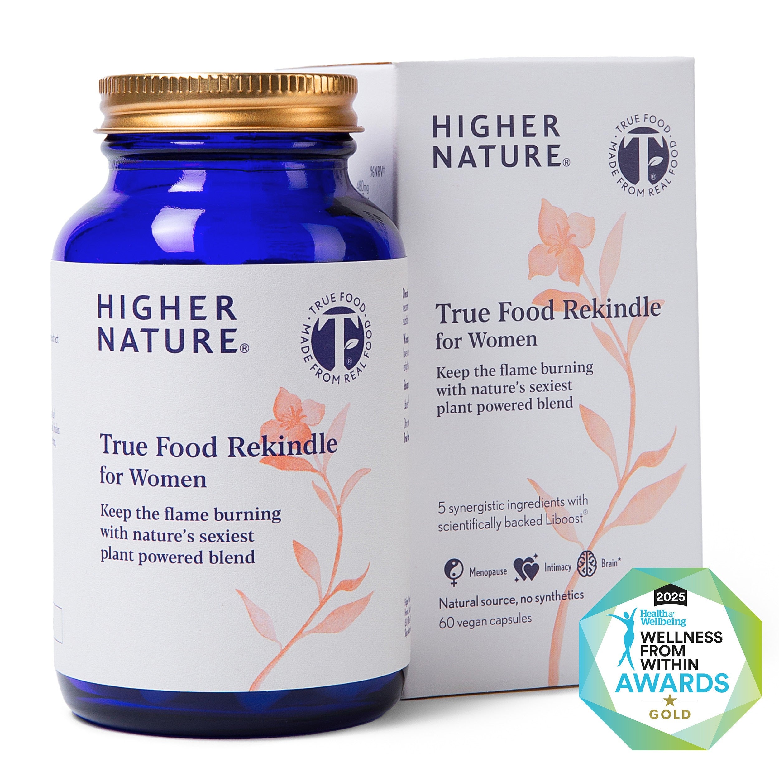 True Food Rekindle for Women - 60 Capsules | Higher Nature