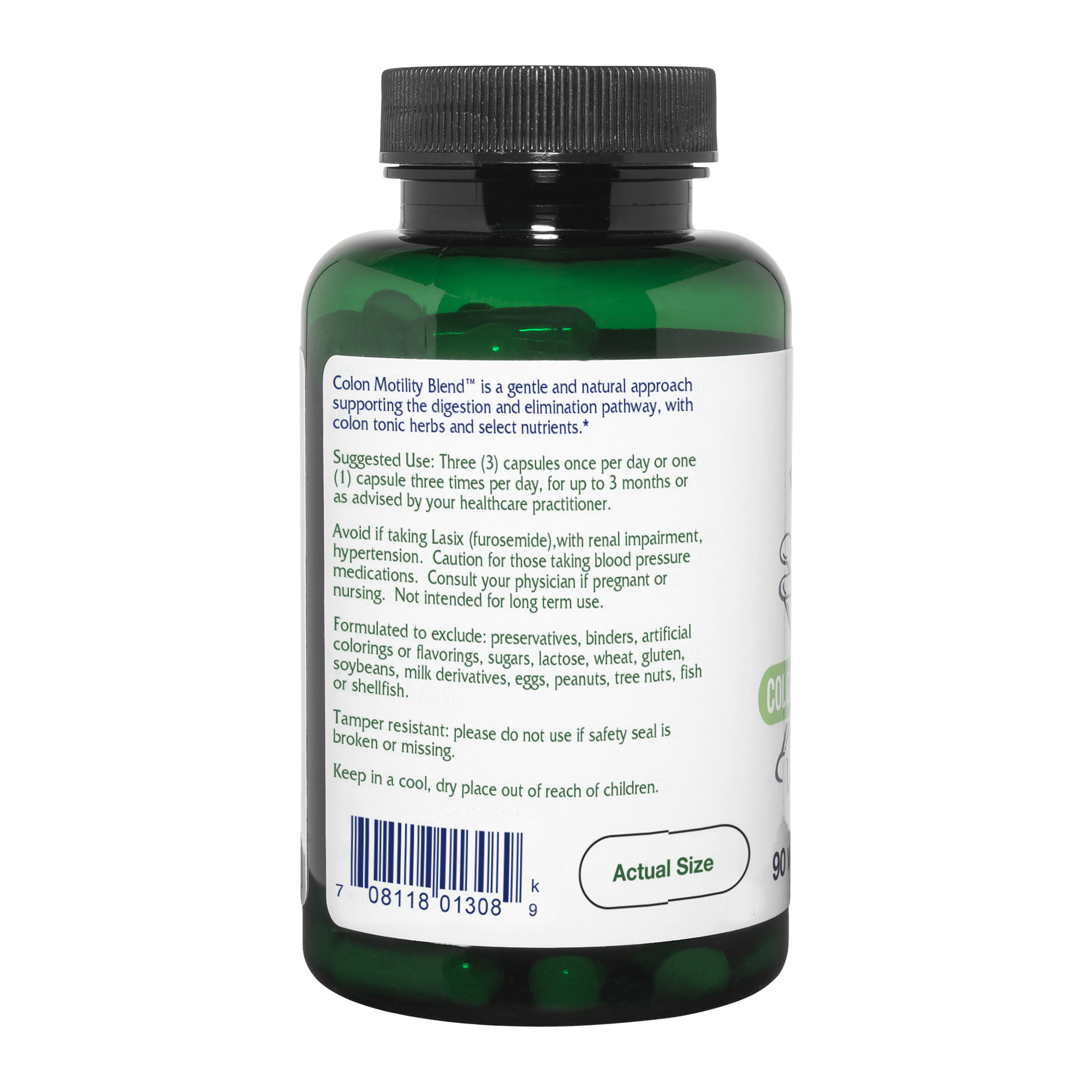 Colon Motility Blend - 90 Capsules | Vitanica