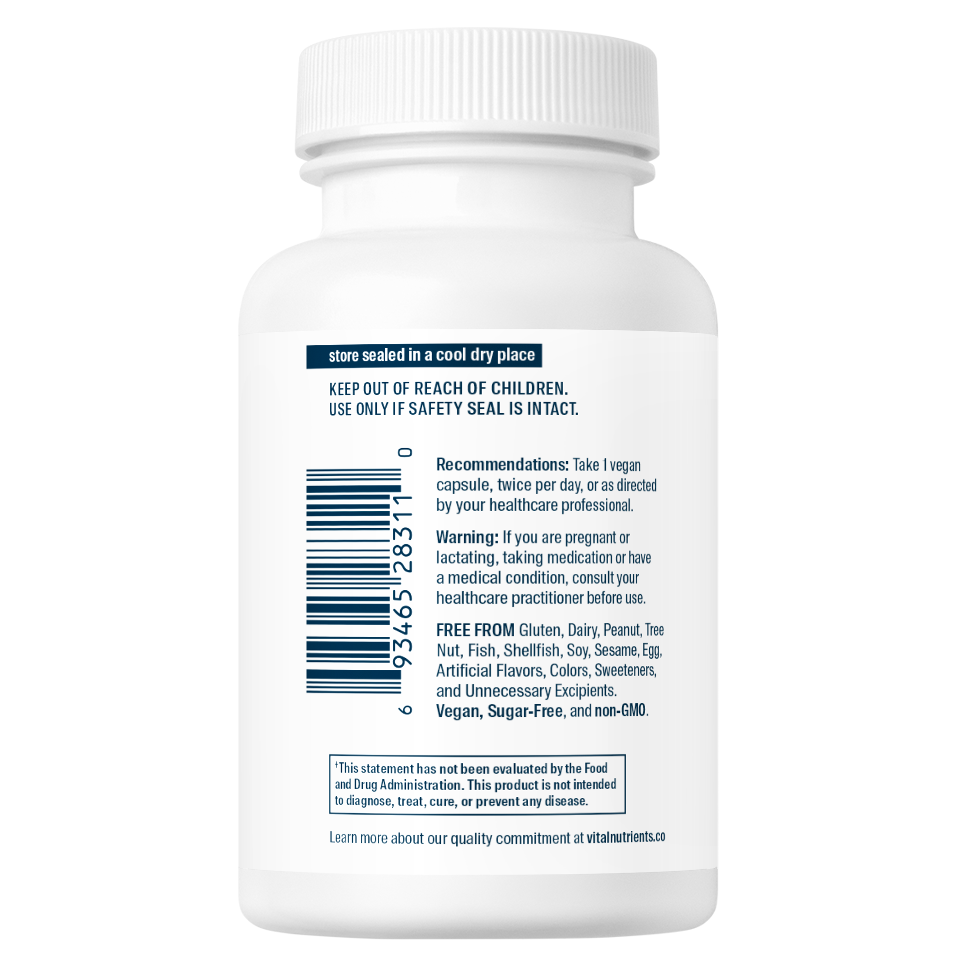 Berberine 500mg - 60 Capsules | Vital Nutrients