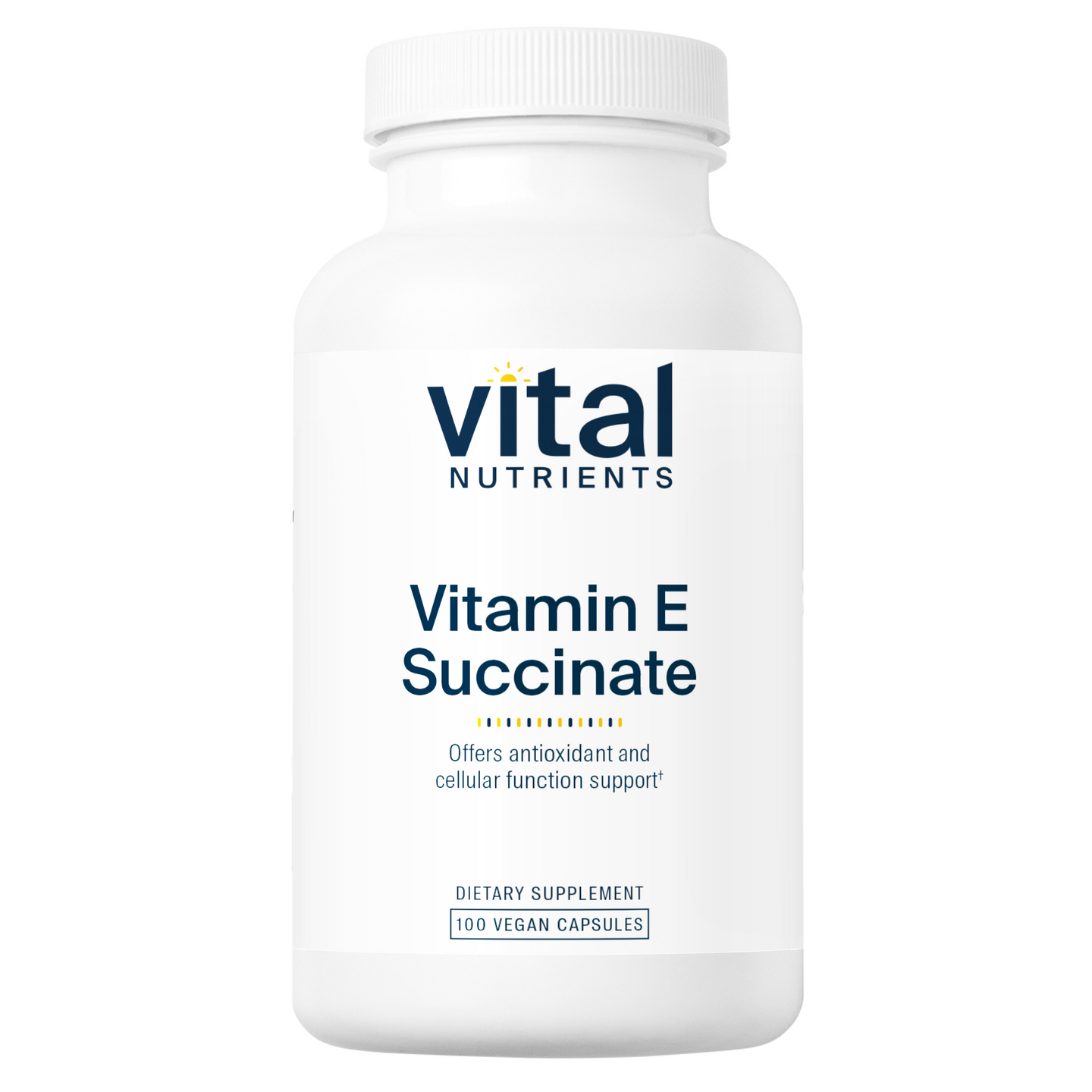 Vitamin E Succinate - 100 Capsules | Vital Nutrients