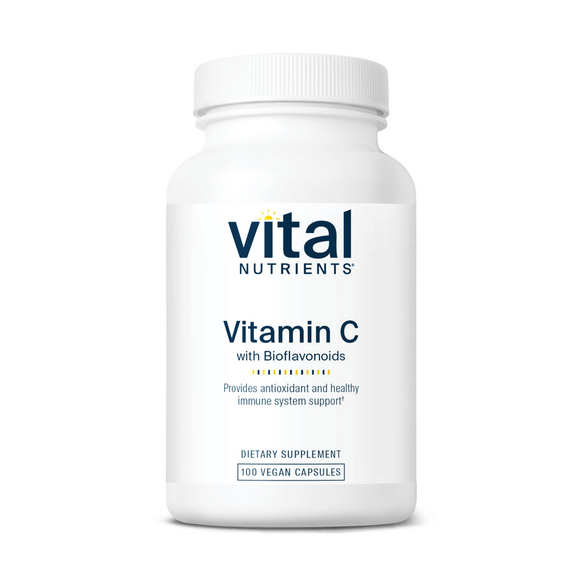 Vitamin C with Bioflavonoids - 100 Capsules | Vital Nutrients