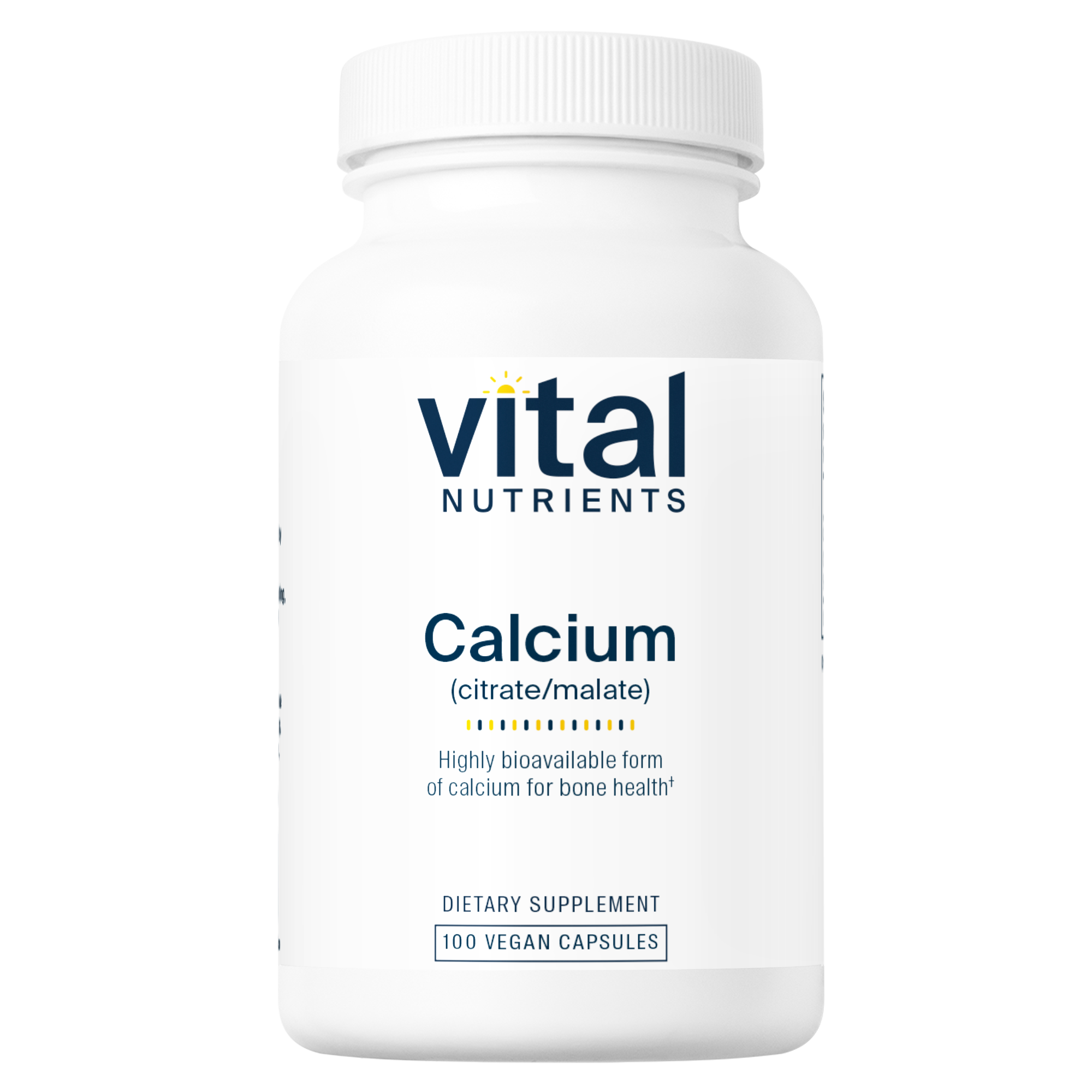 Calcium (Citrate & Malate) 150mg - 100 Capsules | Vital Nutrients