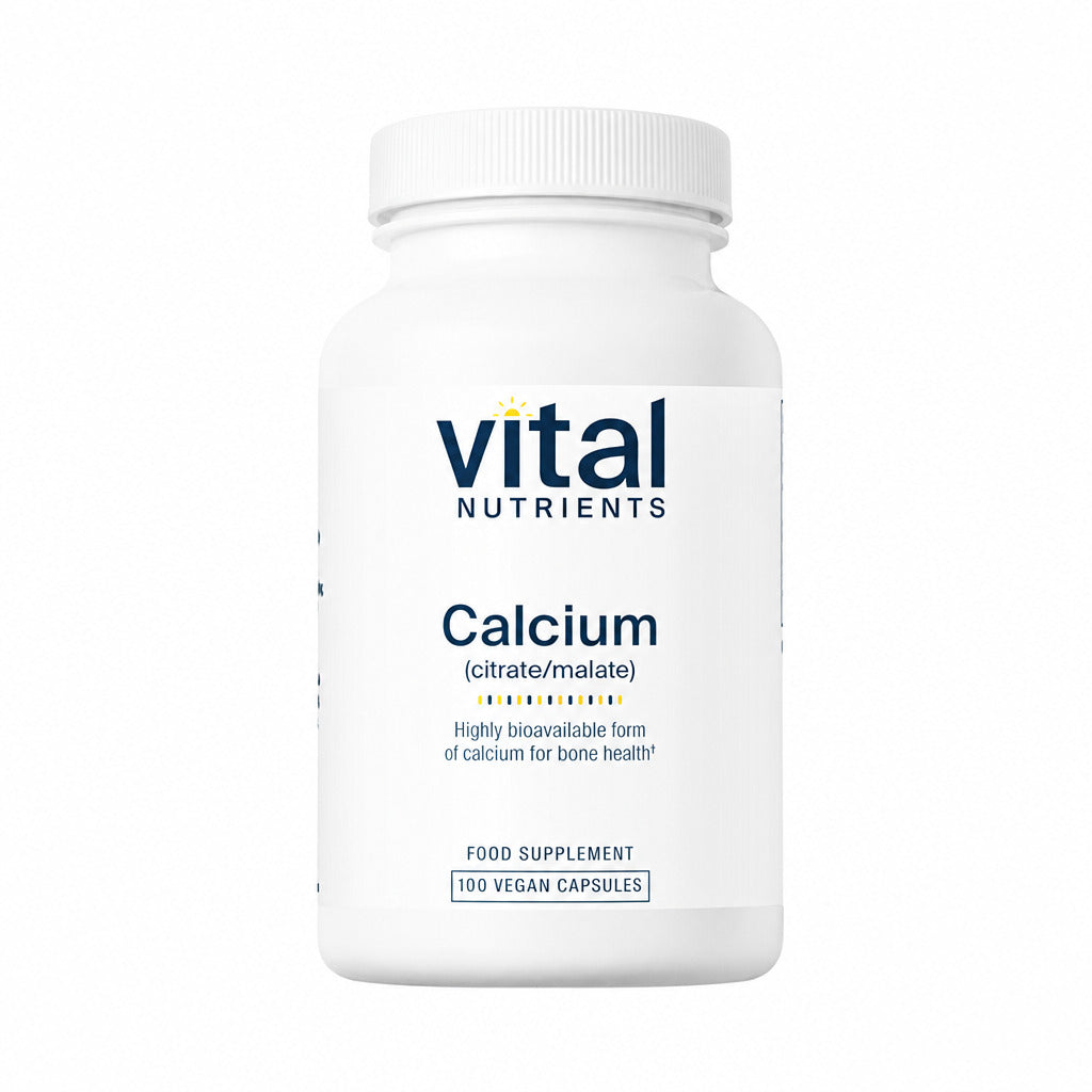 Calcium (Citrate/Malate) 150mg - 100 Capsules | Vital Nutrients