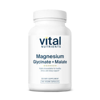Magnesium Glycinate + Malate - 100 Capsules | Vital Nutrients