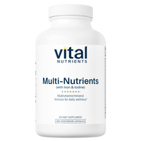 Multi-Nutrients (with Iron & Iodine) - 180 Capsules | Vital Nutrients