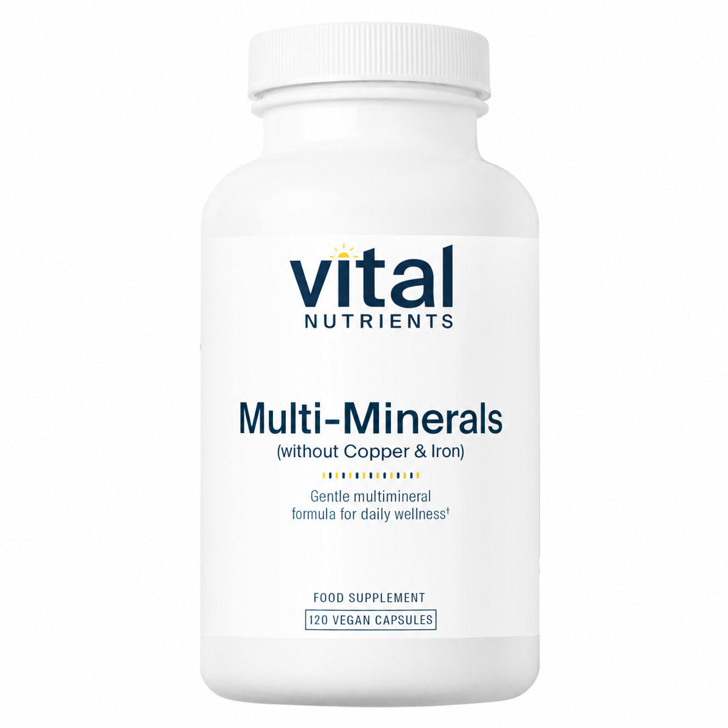Multi-Minerals (No Copper or Iron) - 120 Capsules | Vital Nutrients