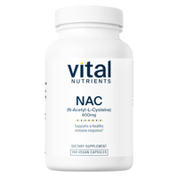 N-Acetyl-L-Cysteine (NAC) 600mg - 100 Capsules | Vital Nutrients