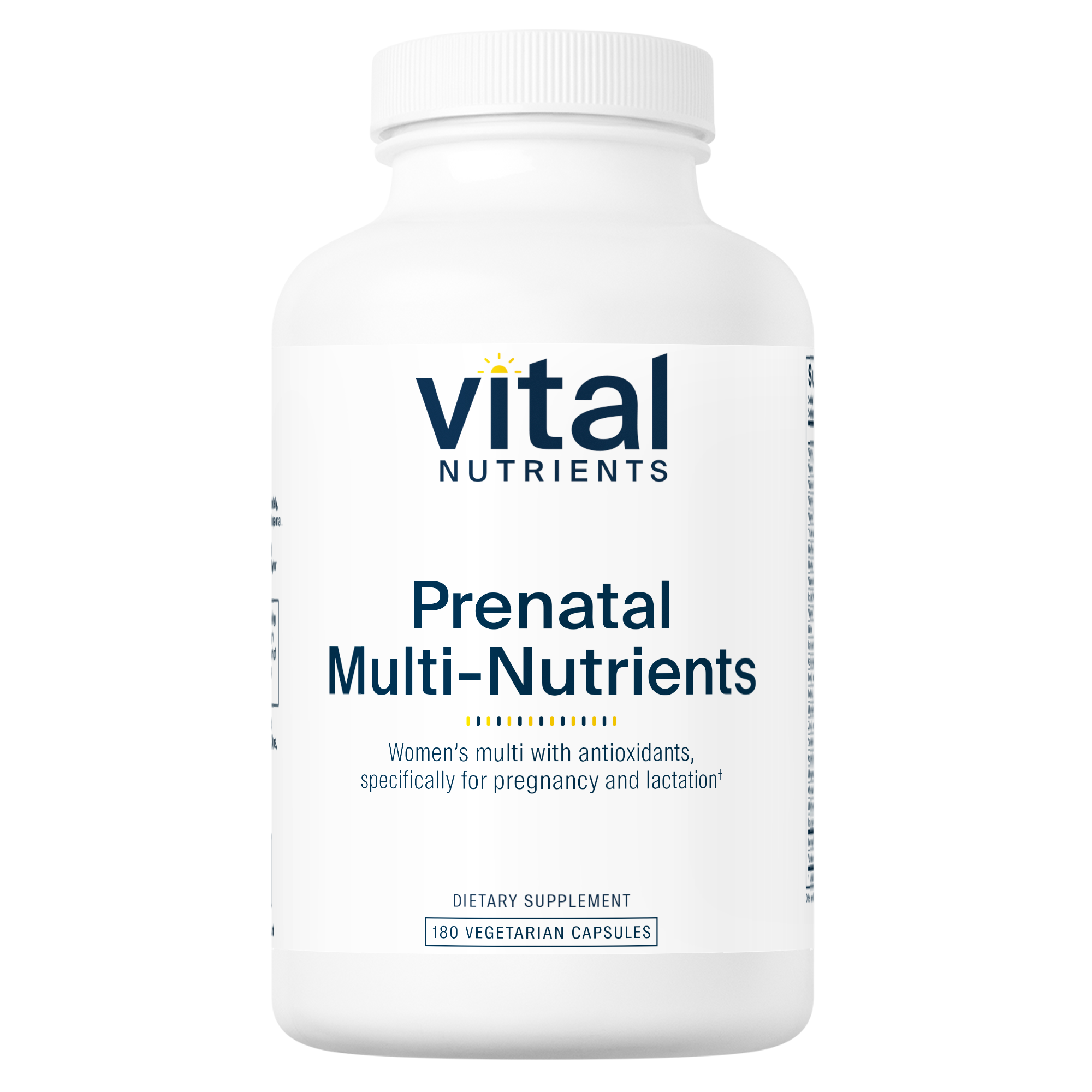 PreNatal Multi-Nutrients - 180 Capsules | Vital Nutrients