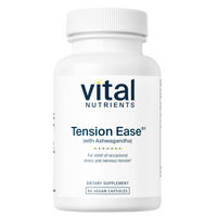 Tension Ease with Ashwagandha - 60 Capsules | Vital Nutrients