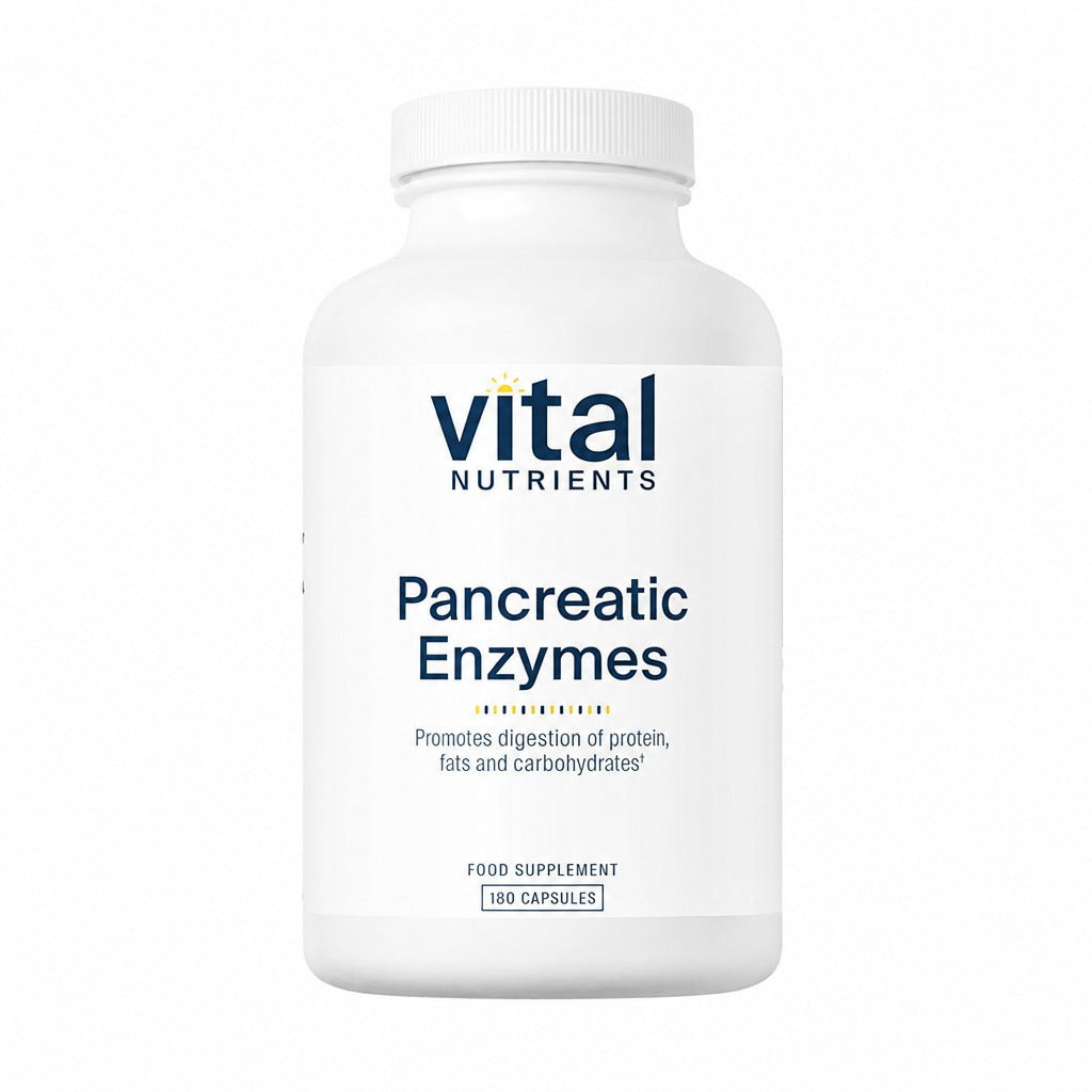 Pancreatic Enzymes - 180 Capsules | Vital Nutrients