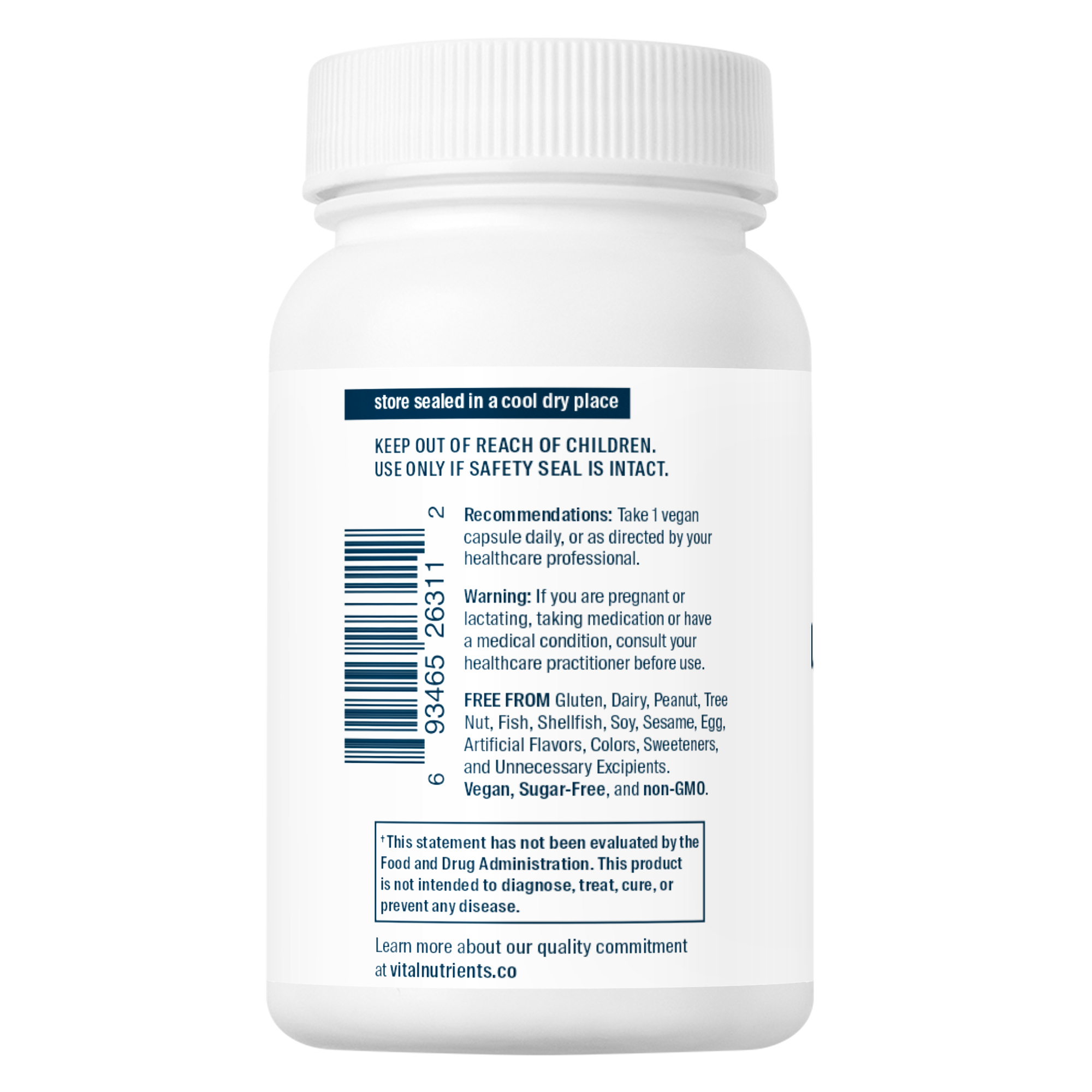 L-Theanine 200mg - 60 Capsules | Vital Nutrients