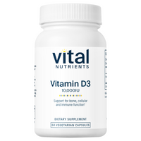 Vitamin D3 10,000 IU - 60 Capsules | Vital Nutrients