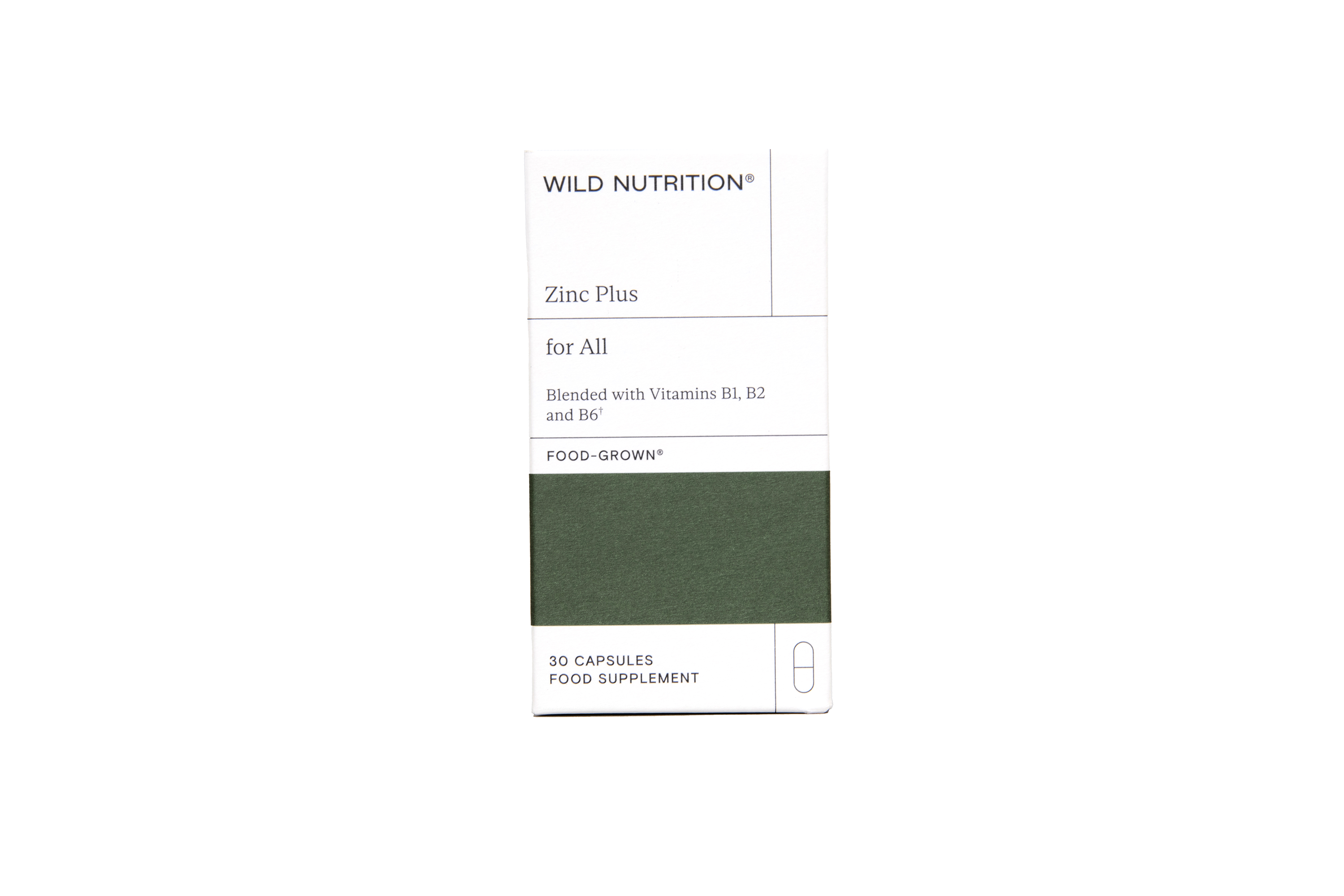 Zinc Plus - 30 Capsules | Wild Nutrition