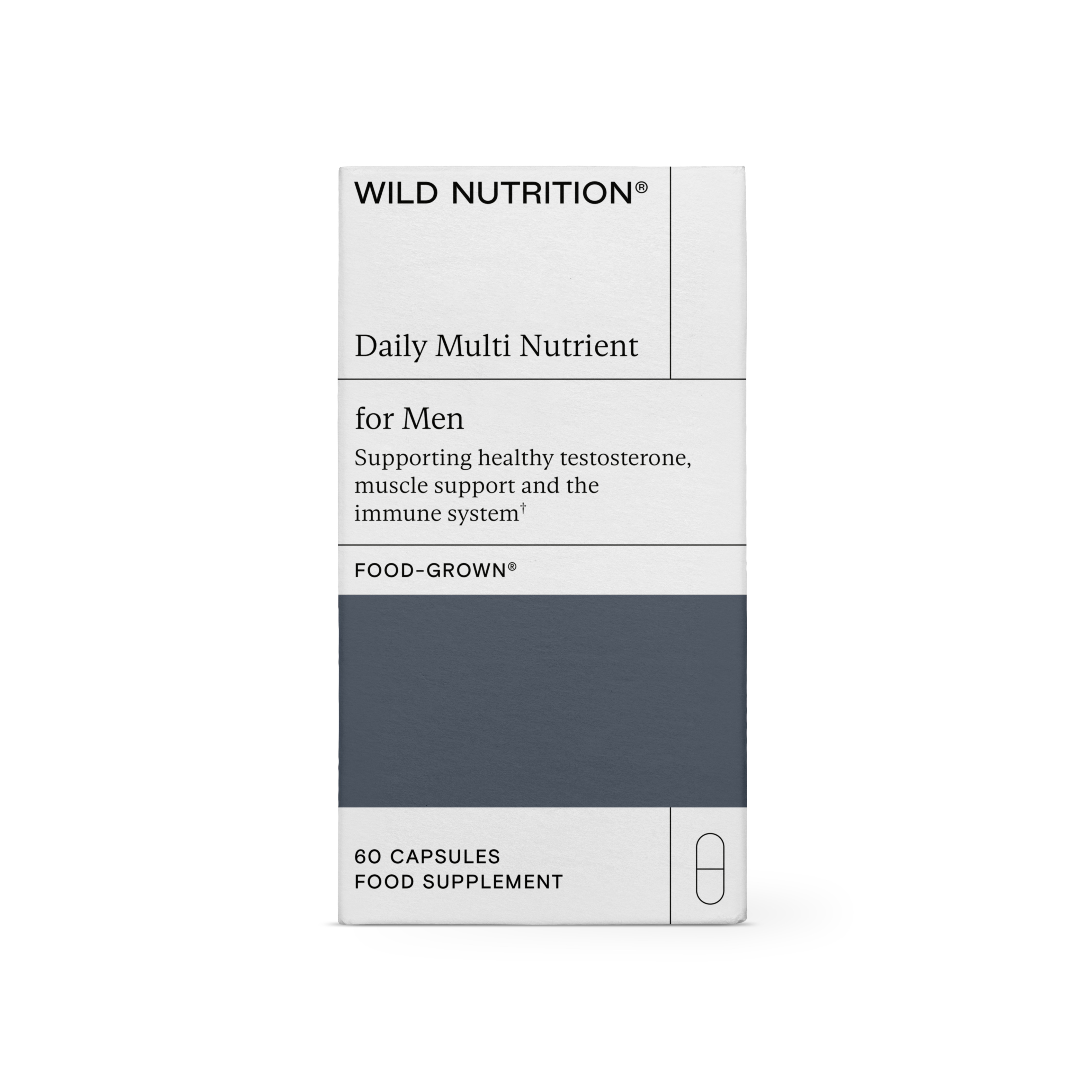 Daily Multi Nutrient for Men - 60 Capsules | Wild Nutrition