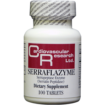 SERRAFLAZYME (Serrapeptase) - 100 Tablets | Ecological Formulas