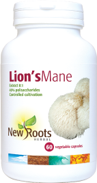 Lion's Mane 500mg - 60 Capsules | New Roots Herbal