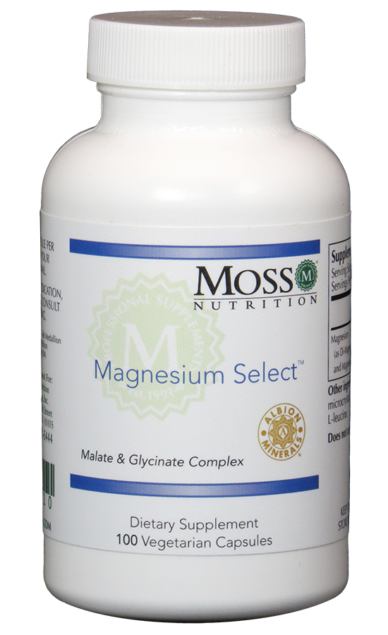 Magnesium Select (Malate/Glycinate) - 100 Capsules | Moss Nutrition
