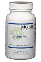 Betaine HCI 750mg - 120 Capsules | Moss Nutrition