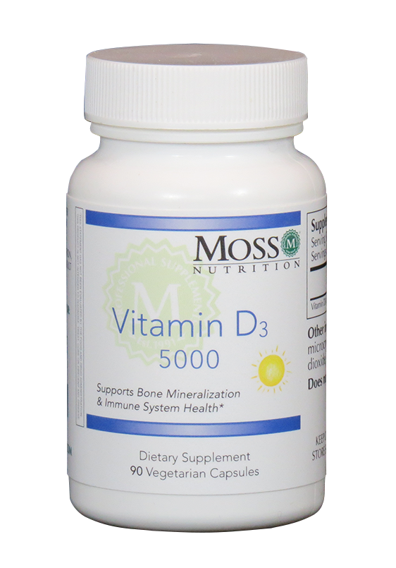 Vitamin D3 5000 - 90 Capsules | Moss Nutrition