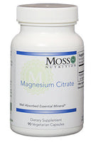 Magnesium Citrate 120mg - 90 Capsules | Moss Nutrition