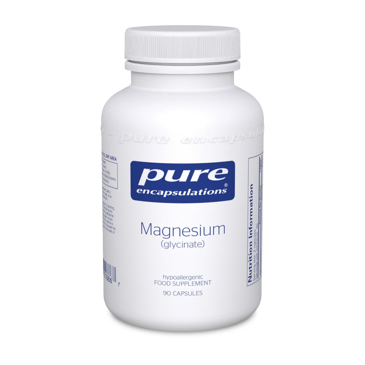 Magnesium Glycinate - 90 Capsules | Pure Encapsulations