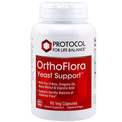 OrthoFlora Yeast Support - 90 Capsules | Protocol for Life Balance