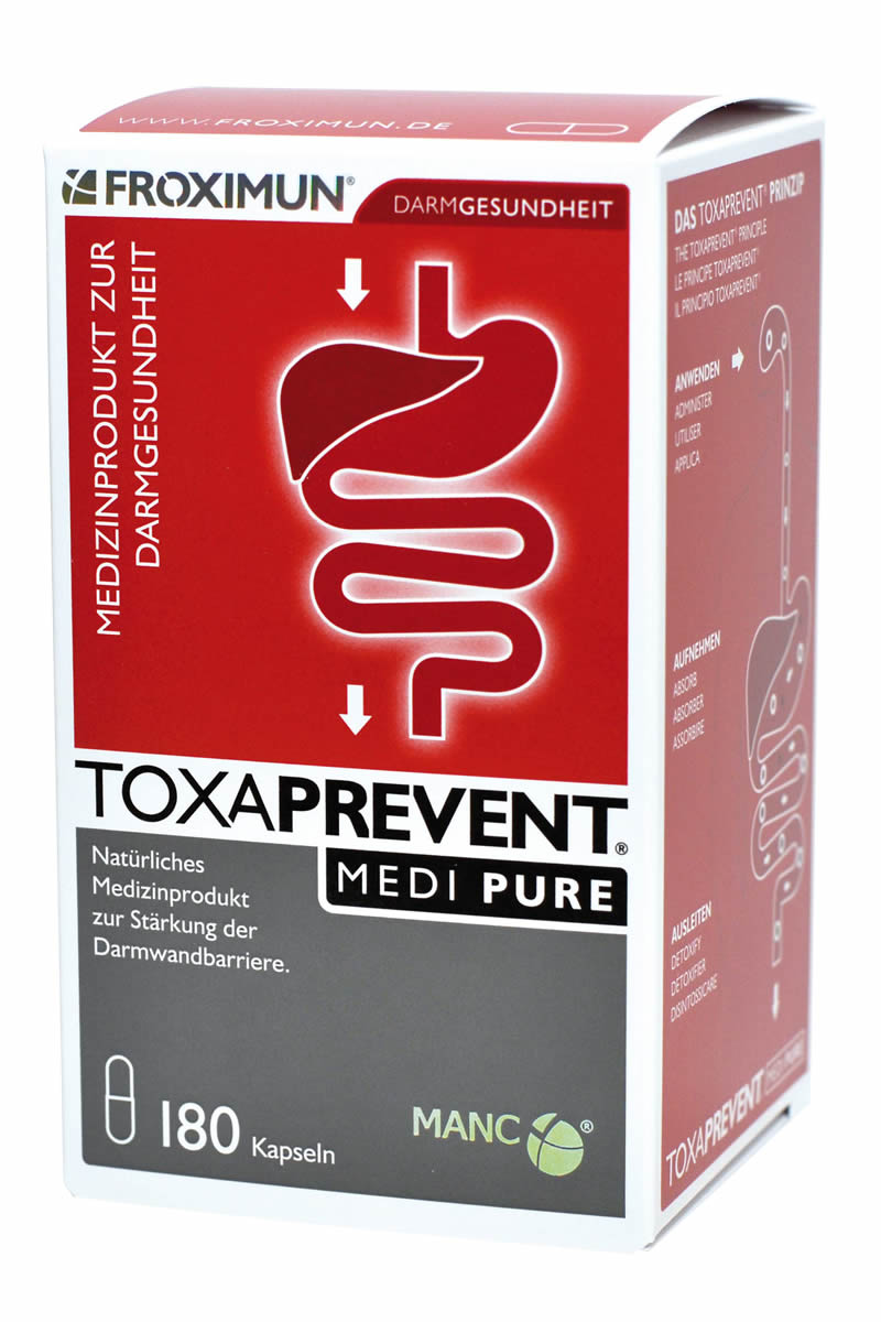 Toxaprevent MEDI Pure - 180 Capsules | Toxaprevent