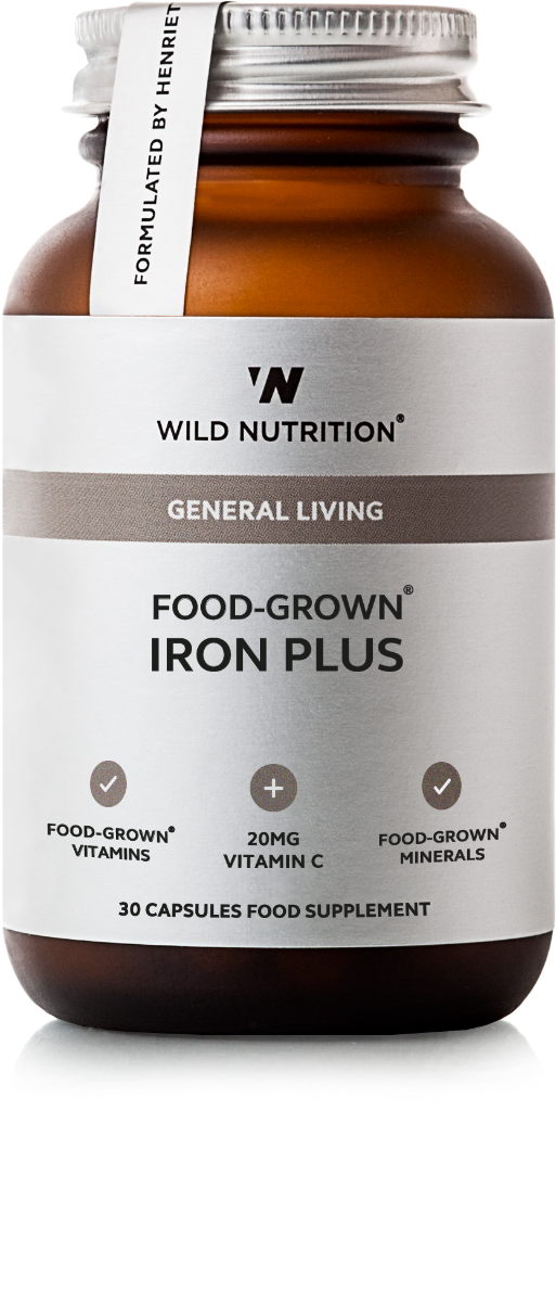 Iron Plus - 30 Capsules | Wild Nutrition